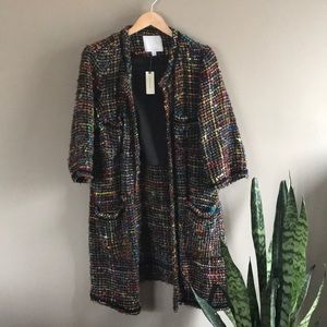 Anthropologie ett:twa Gorgeous multi color Coat